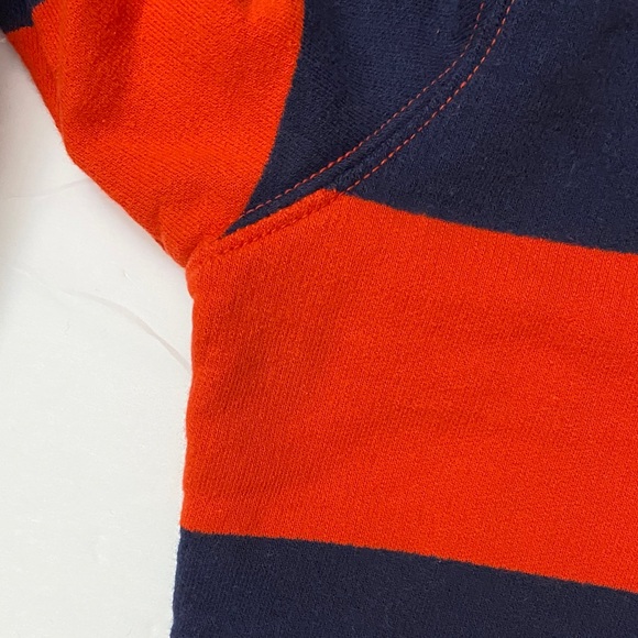 TORY BURCH SPORT Striped Letterman Crew $148 - Picture 11 of 15